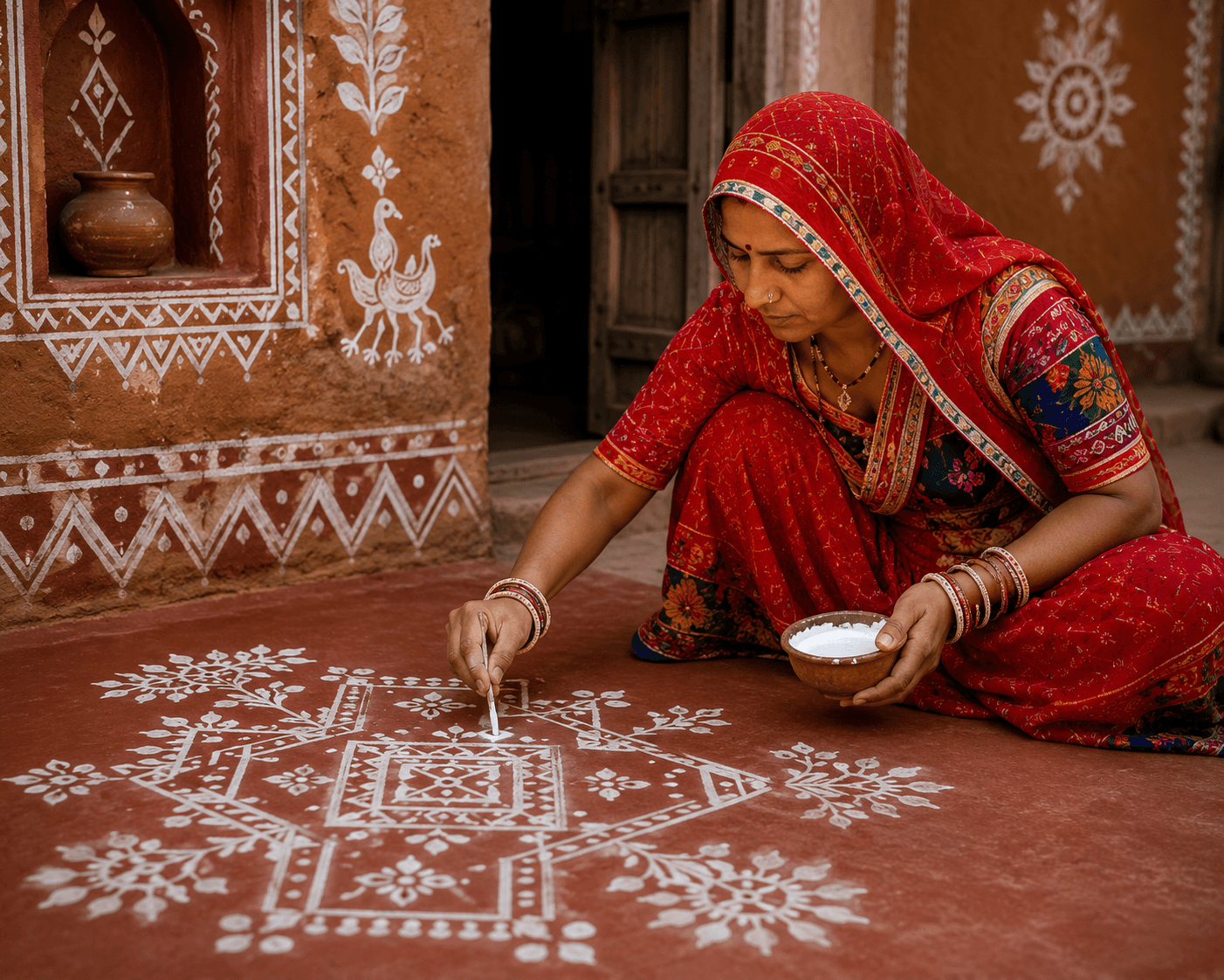 mandana and rangoli