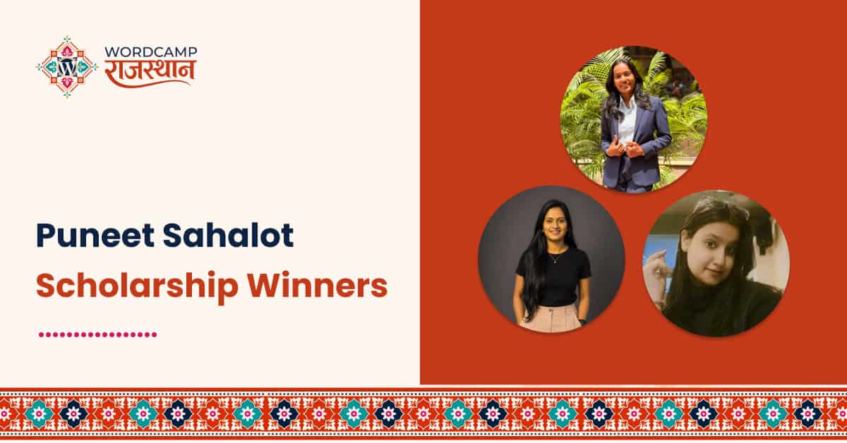 Meet the Puneet Sahalot Memorial Scholarship Recipients